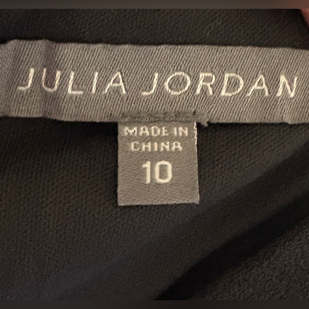 NEW w/o Tags Julia Jordan Black Halter Neck Wide Leg Jumpsuit Size 10 - Picture 2 of 12